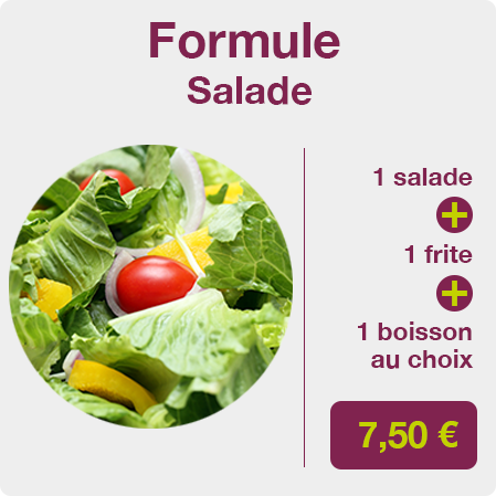formule salade
